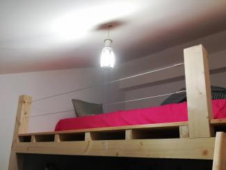 Pose du garde-corps en câble acier