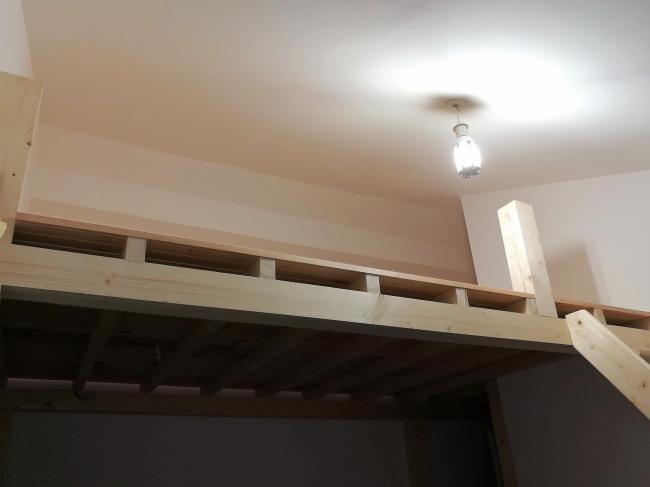 Pose du garde-corps en câble acier